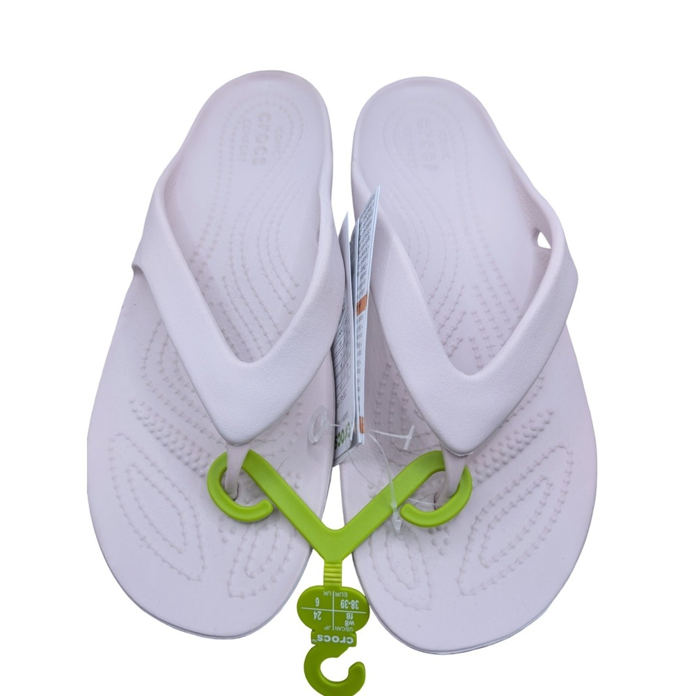 Crocs Women's 8 Classic Flip Flops Light Pink Sandals NEW With Tags